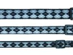 Šifra: 15609
"navajo" ogrlica (l-xl), 40-65cm/25mm, crno-sivi