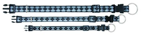 Šifra: 15607
"navajo" ogrlica (s-m), 30-45cm/15mm, crno-sivi